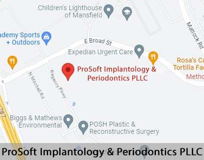Map image for Periodontics in Mansfield, TX